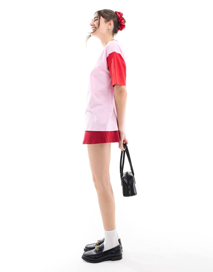 Colourblock Oversized T-Shirt