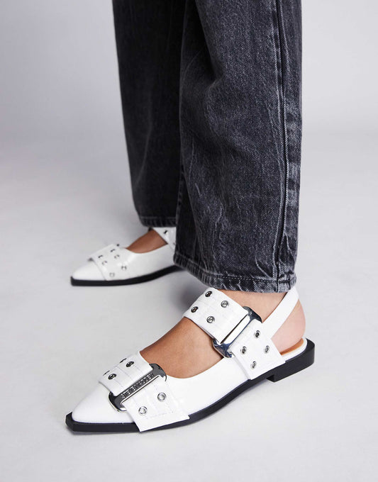 Grand Ave Sling Back Buckle Shoe