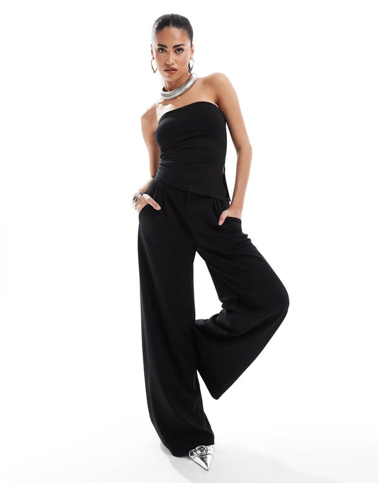 Co-Ord Smart Wide Leg Trousers