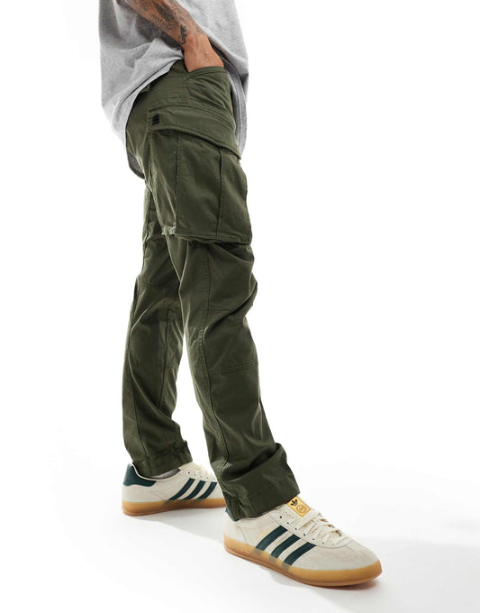 Rovic 3D Regular Tapered Cargo Trousers