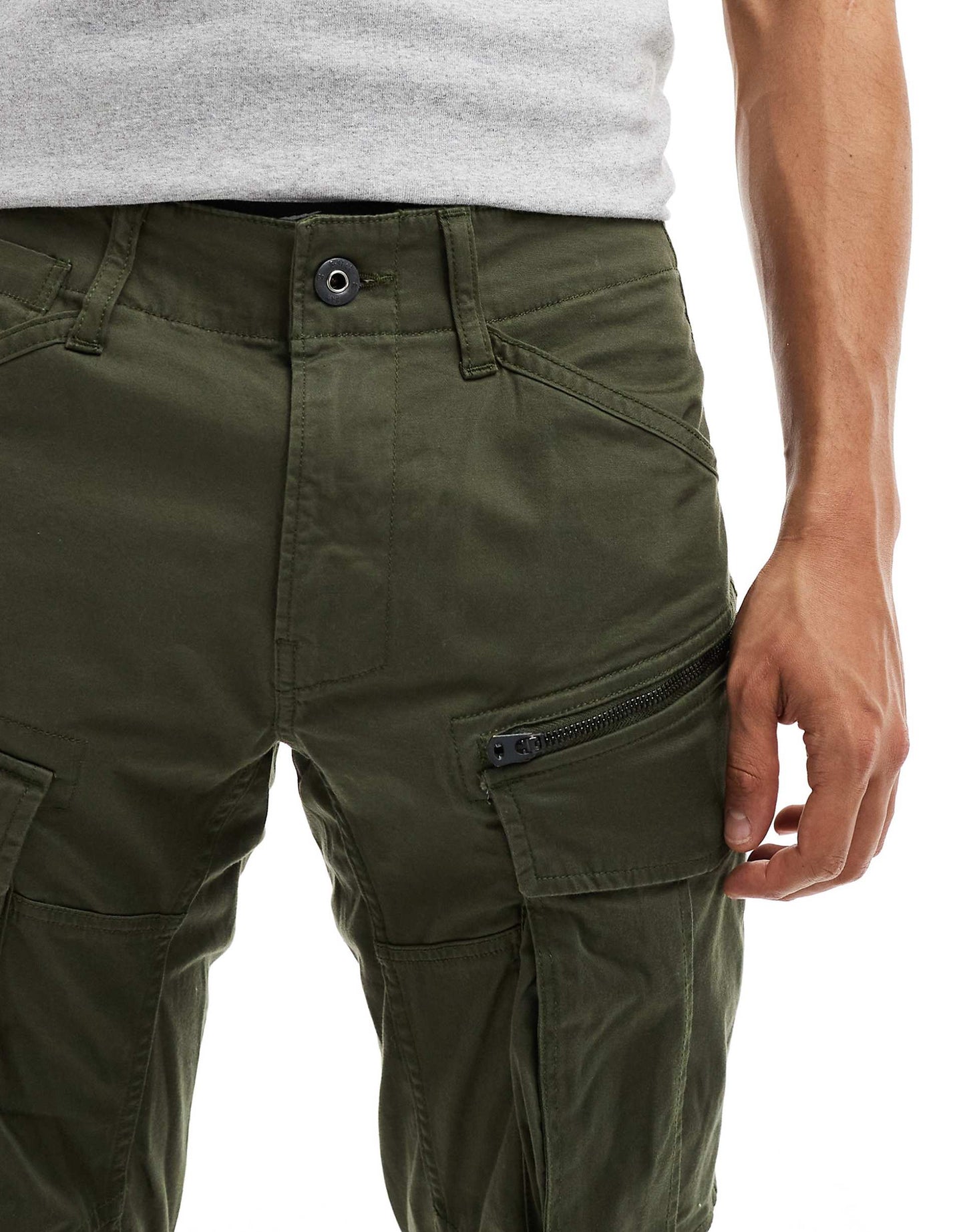 Rovic 3D Regular Tapered Cargo Trousers