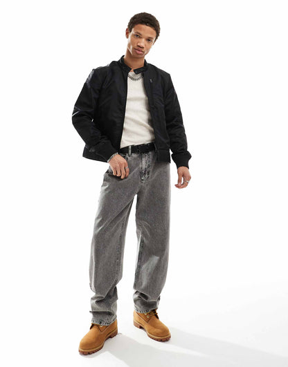 Nylon Biker Jacket