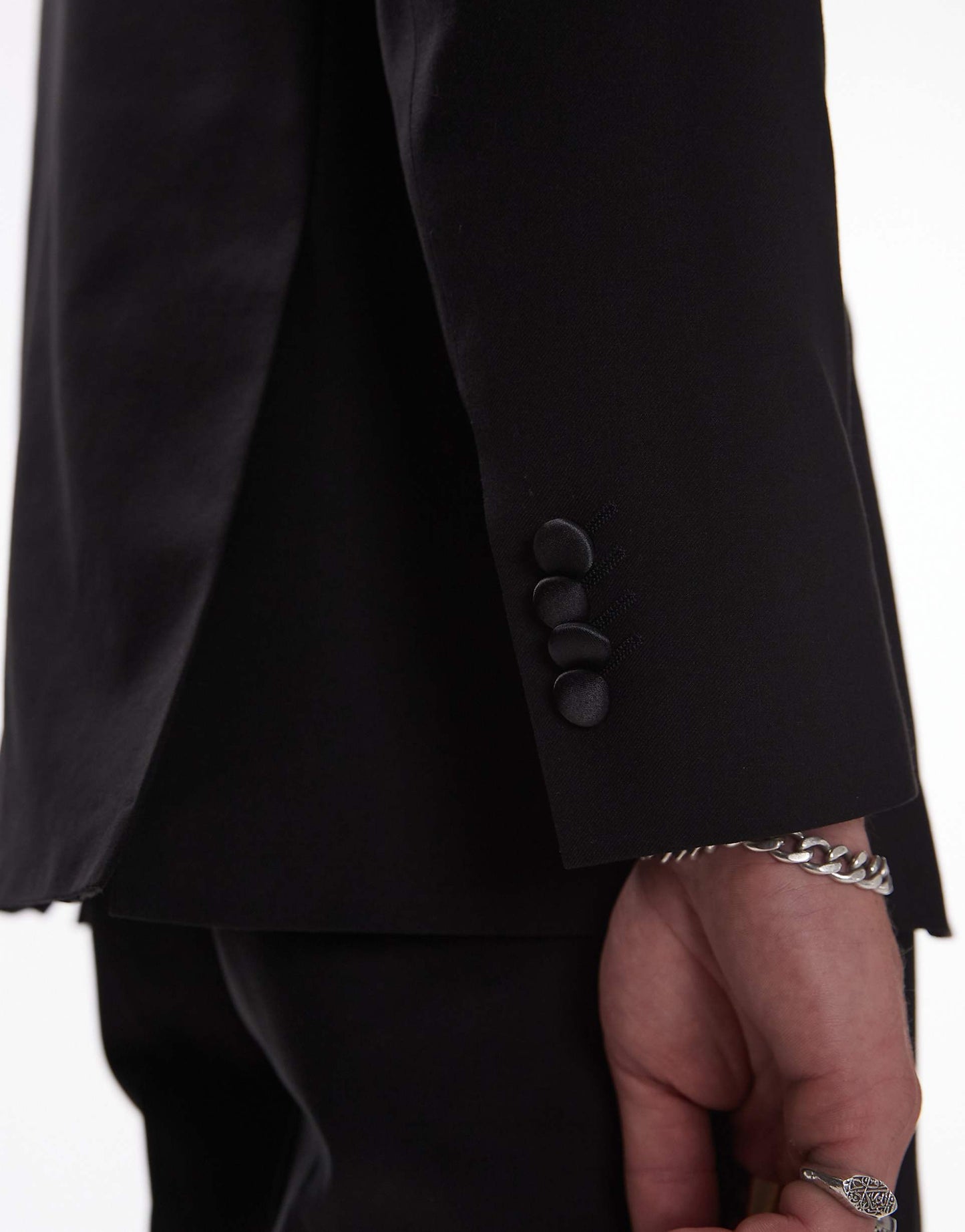 Premium Boxy Wool Mix Shawl Tux Suit Jacket