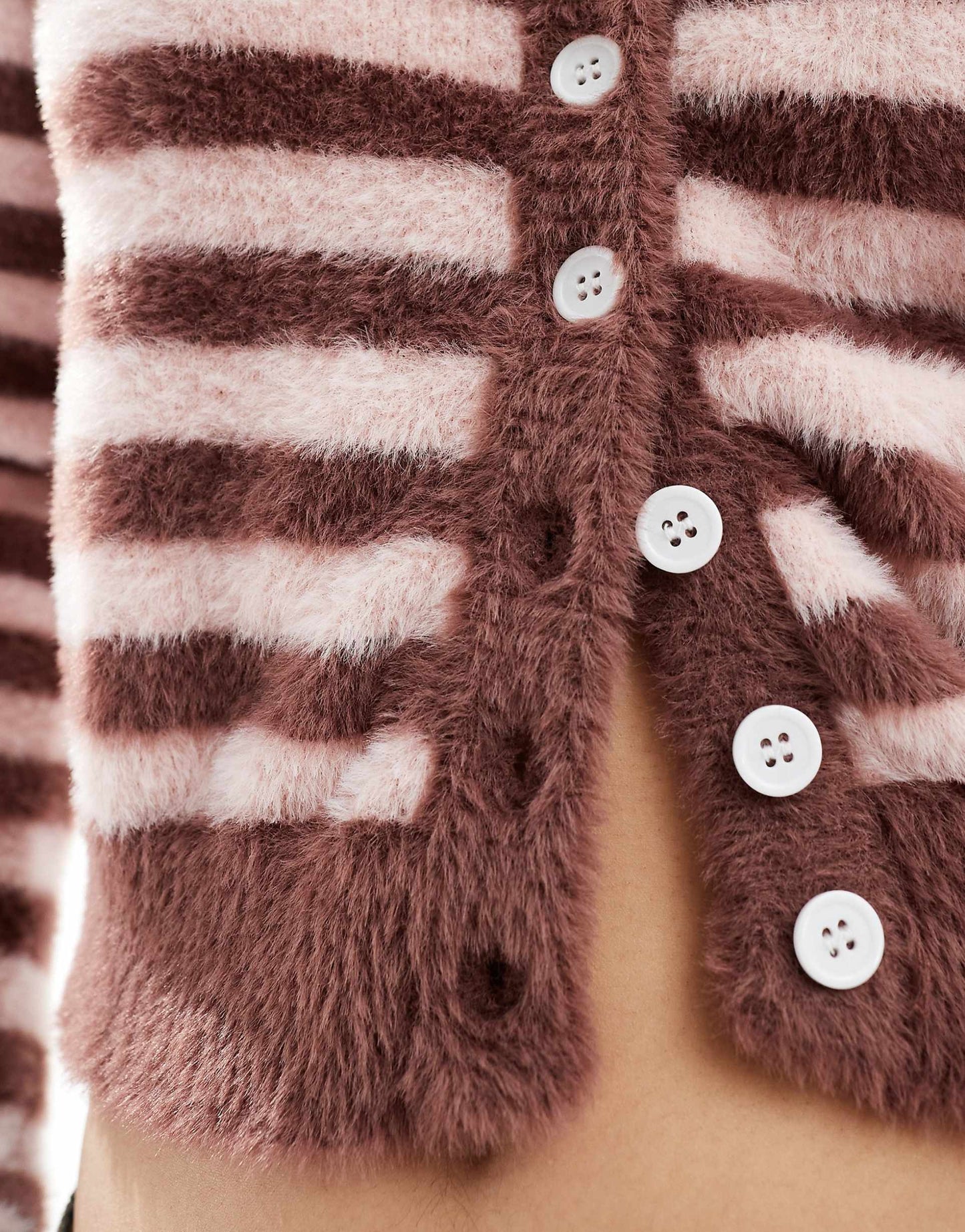 Micro Button Up Knit Cardigan