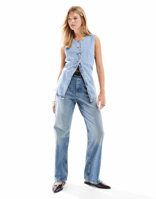 Comfort Stretch Straight Leg Jean