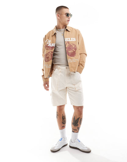 Cherry Zip Through Jacket
