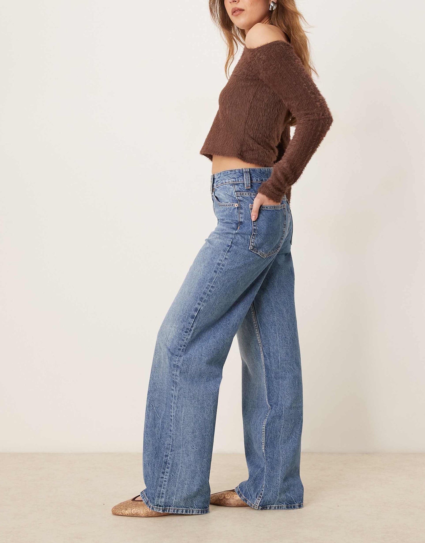 Wide Leg Dad Jeans