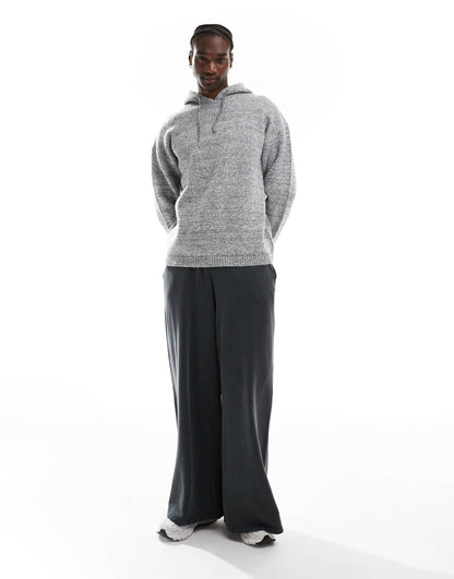 Oversized Chunky Knitted Hoodie