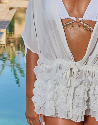 Ruffle Kaftan