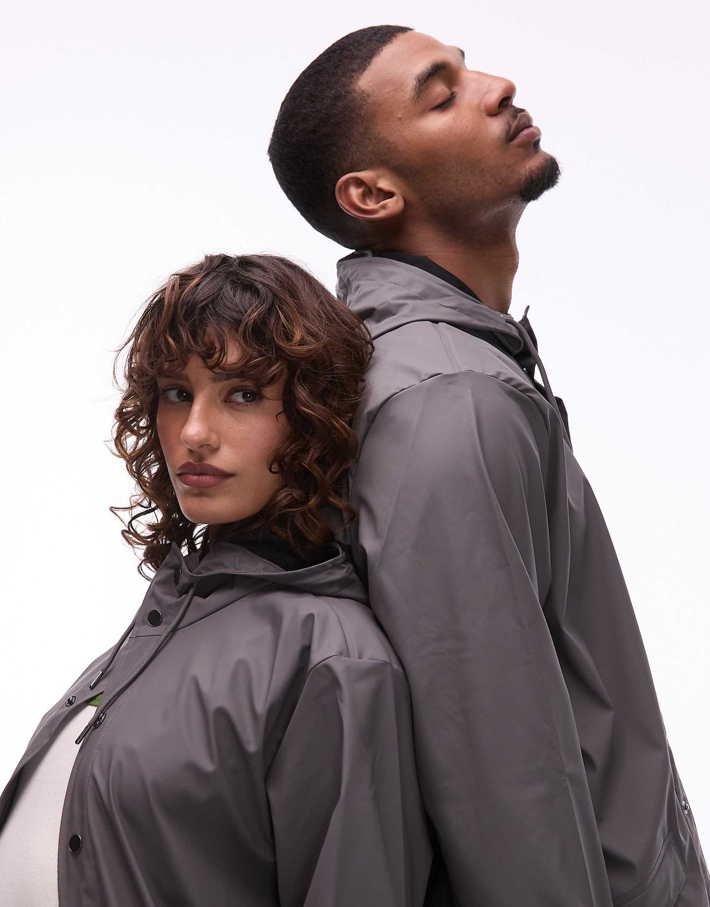 12010 Unisex Waterproof Short Hooded Jacket