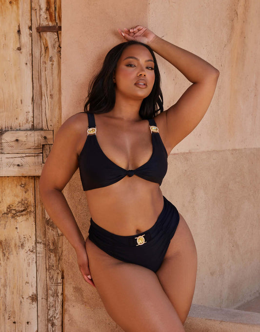 Amour Knot Triangle Bikini Top