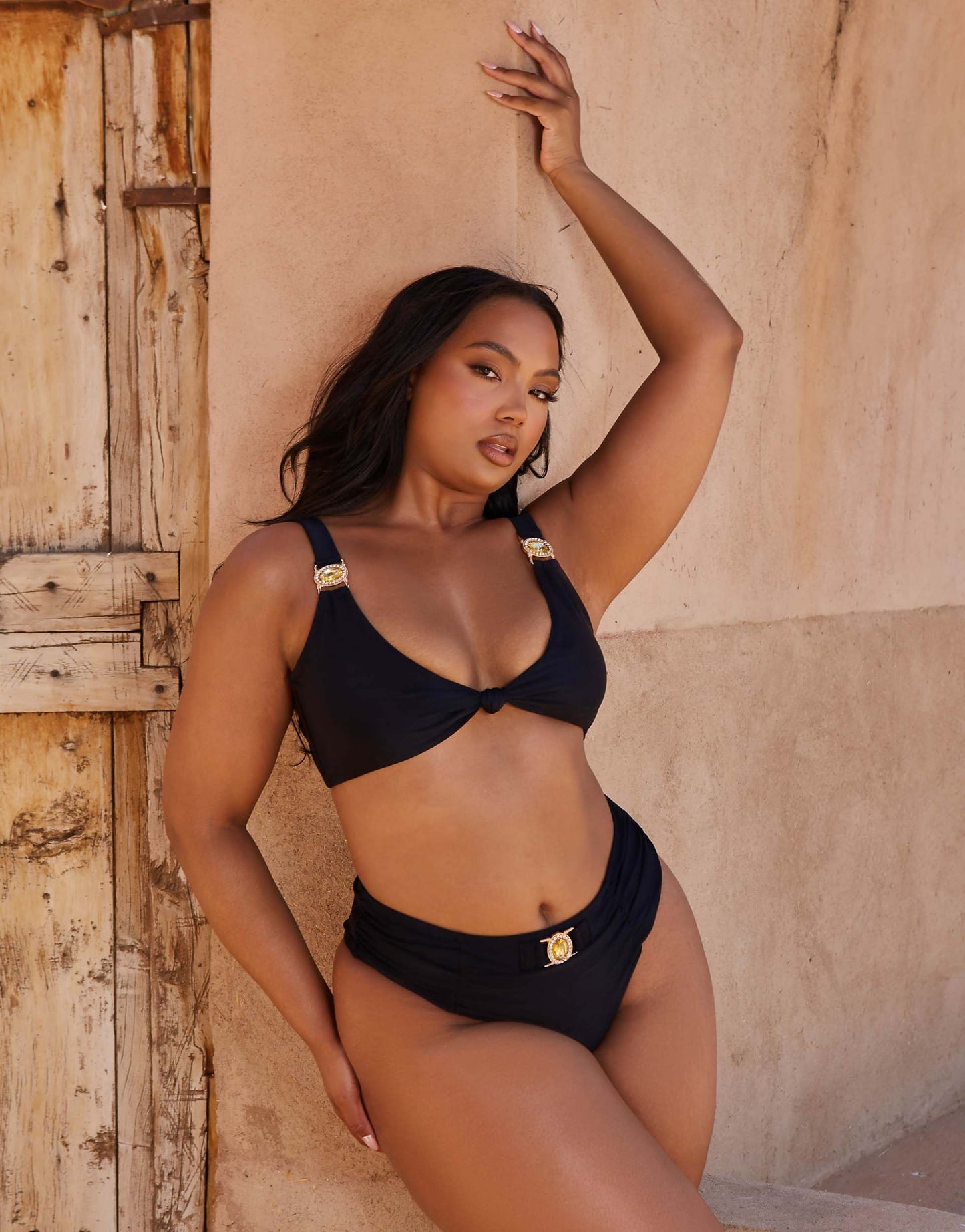 Amour Knot Triangle Bikini Top