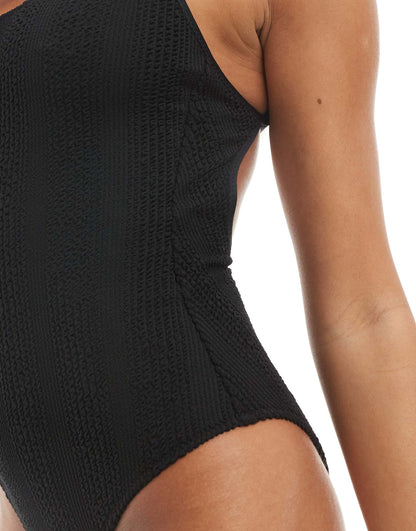 Textured Stripe Swimsuit