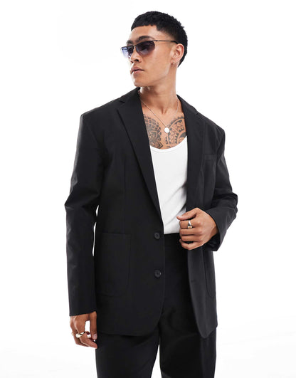 Relaxed Tech Suit Jacket