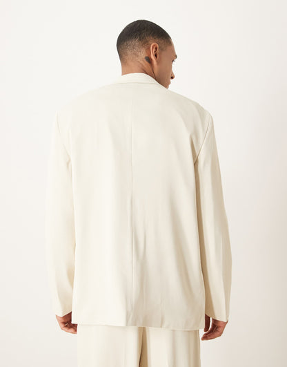 Relaxed Slouchy Suit Jacket