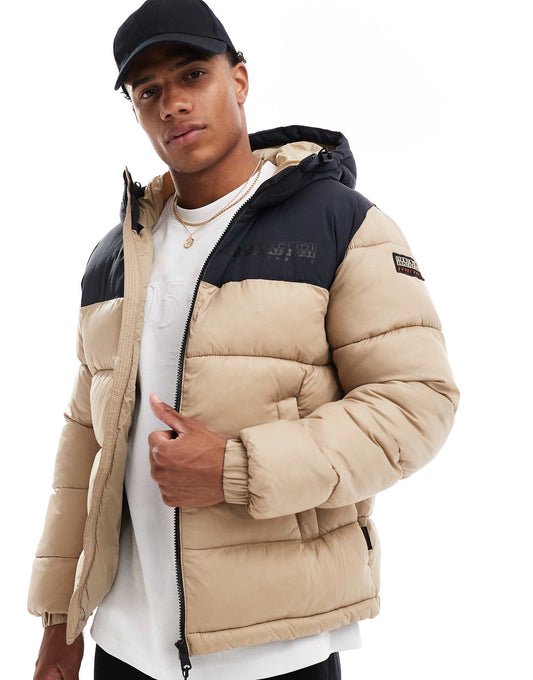 Hornelen Logo Puffer Jacket