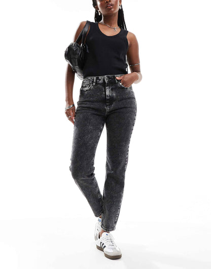 Moni High Waisted Straight Jeans