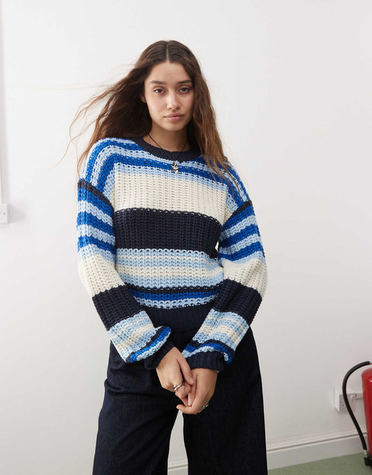 Chunky Open Knit Jumper
