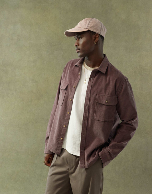 Boxy Cord Overshirt
