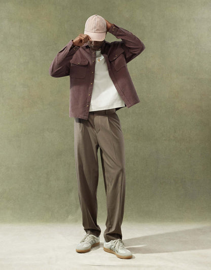 Boxy Cord Overshirt