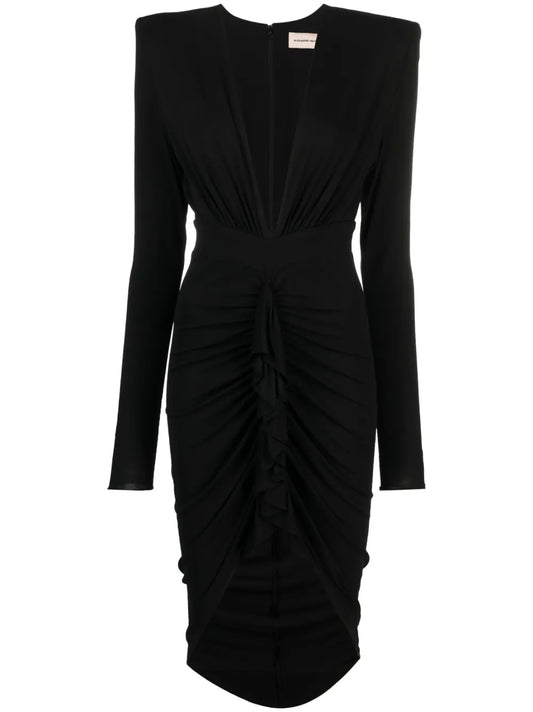 Gathered Midi Dress