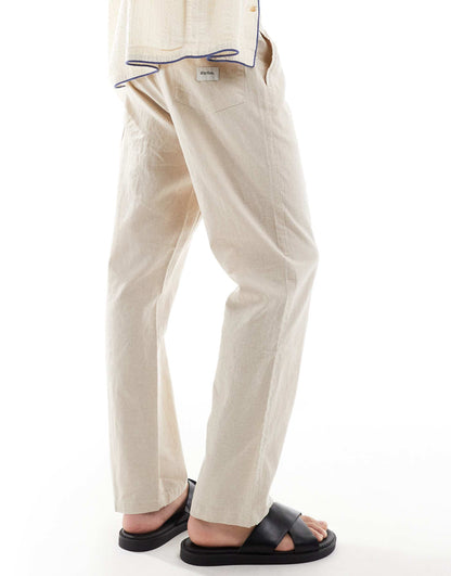 Classic Linen Beach Jam Trousers