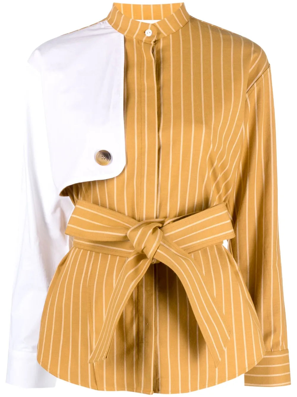 Hans Pinstripe-Pattern Shirt Jacket