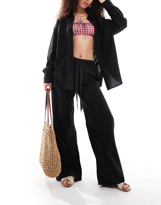 Isabel Mix & Match Linen Look Beach Short