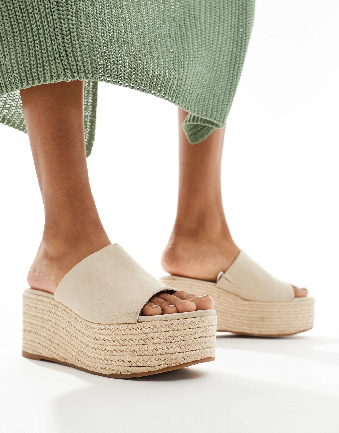 Flatform Woven Sandal