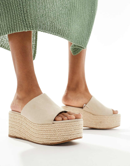 Flatform Woven Sandal