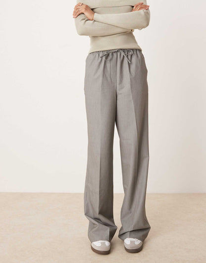 Tall Tailored Pull On Trousers