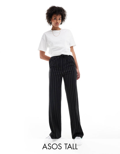 Tall Tailored Pull On Trousers