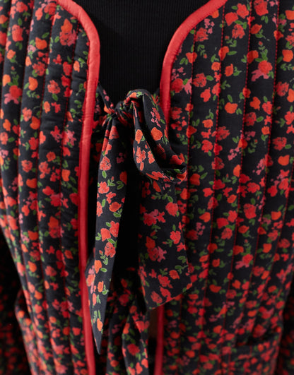 Quilted Floral Jacket
