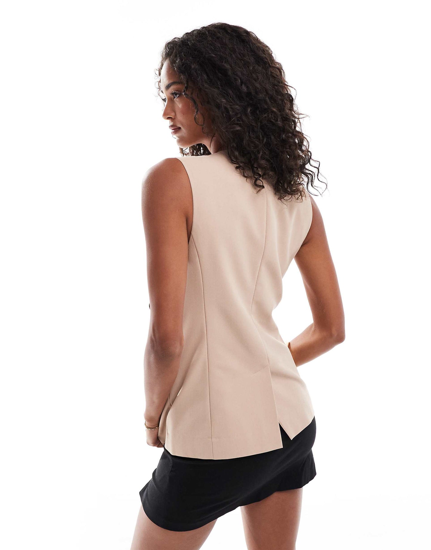 Longline Belted Waistcoat