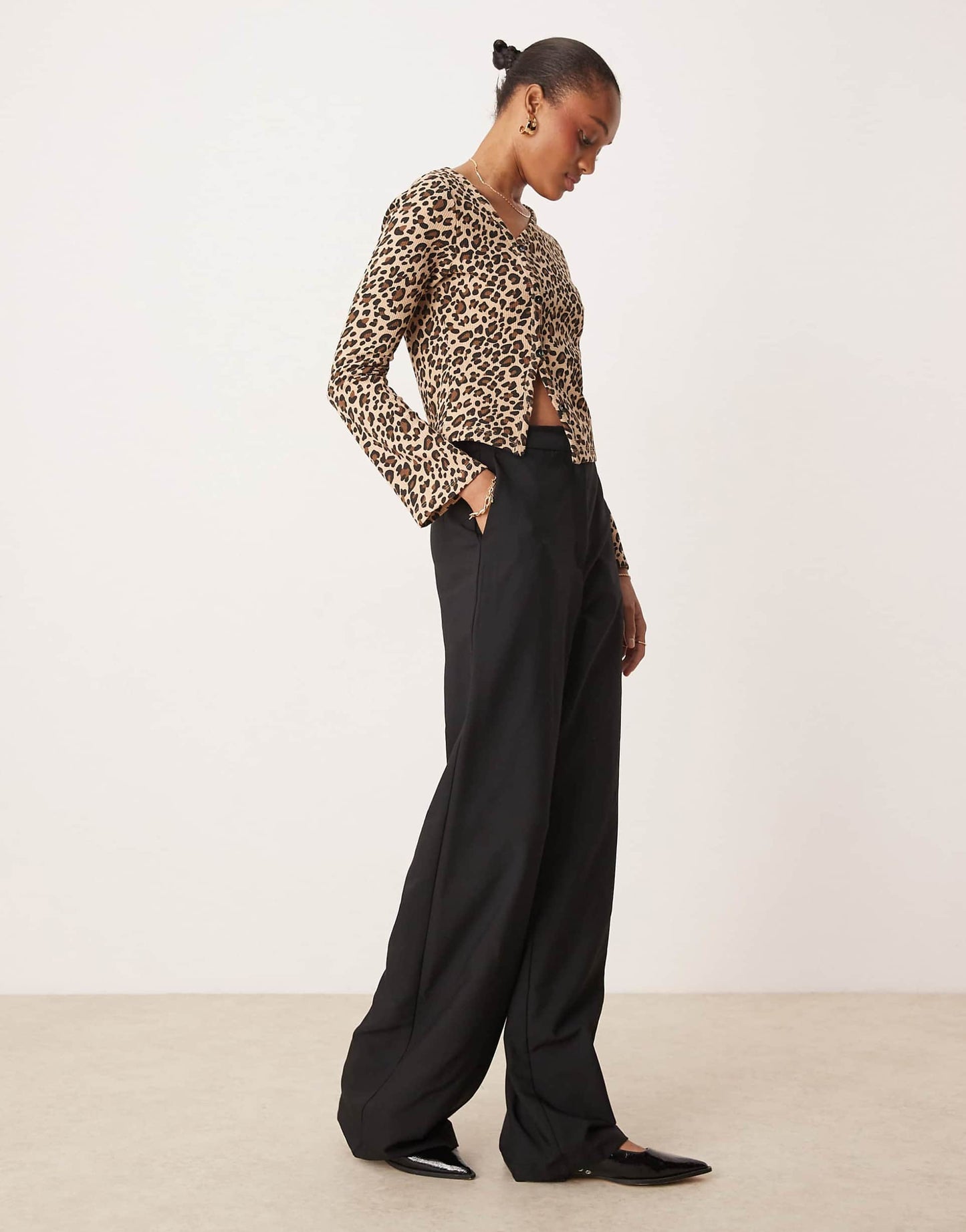 Tall Tailored Relaxed Straight Leg Trousers