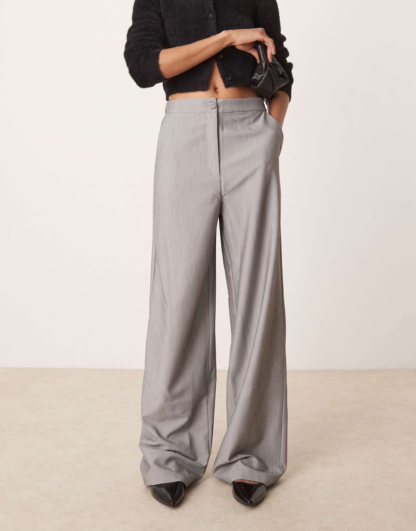 Tall Tailored Relaxed Straight Leg Trousers