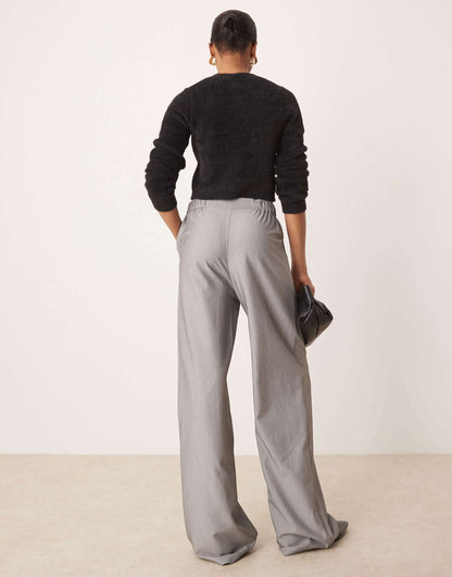 Tall Tailored Relaxed Straight Leg Trousers