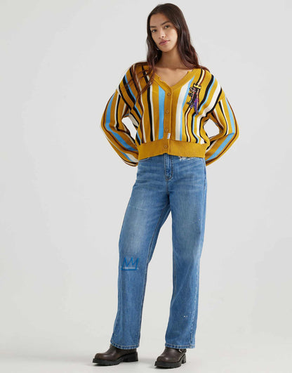 Capsule Stripe Knot Cardigan