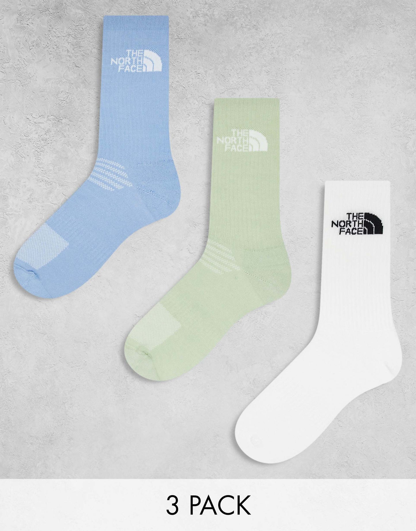 3 Pack Logo Crew Socks