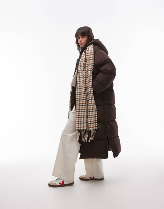 Longline Puffer Jacket