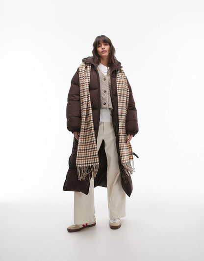 Longline Puffer Jacket
