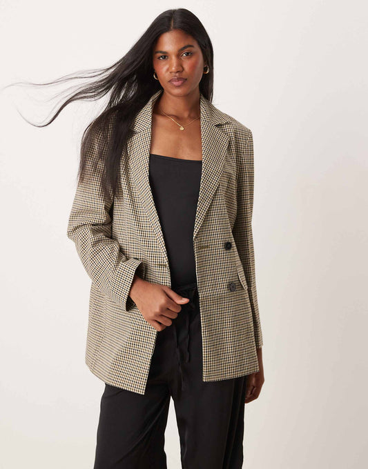 Slouchy Oversized Double Breasted Blazer