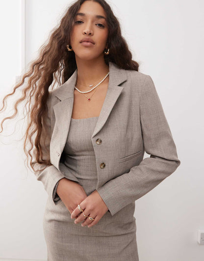 Tailored Cropped Blazer