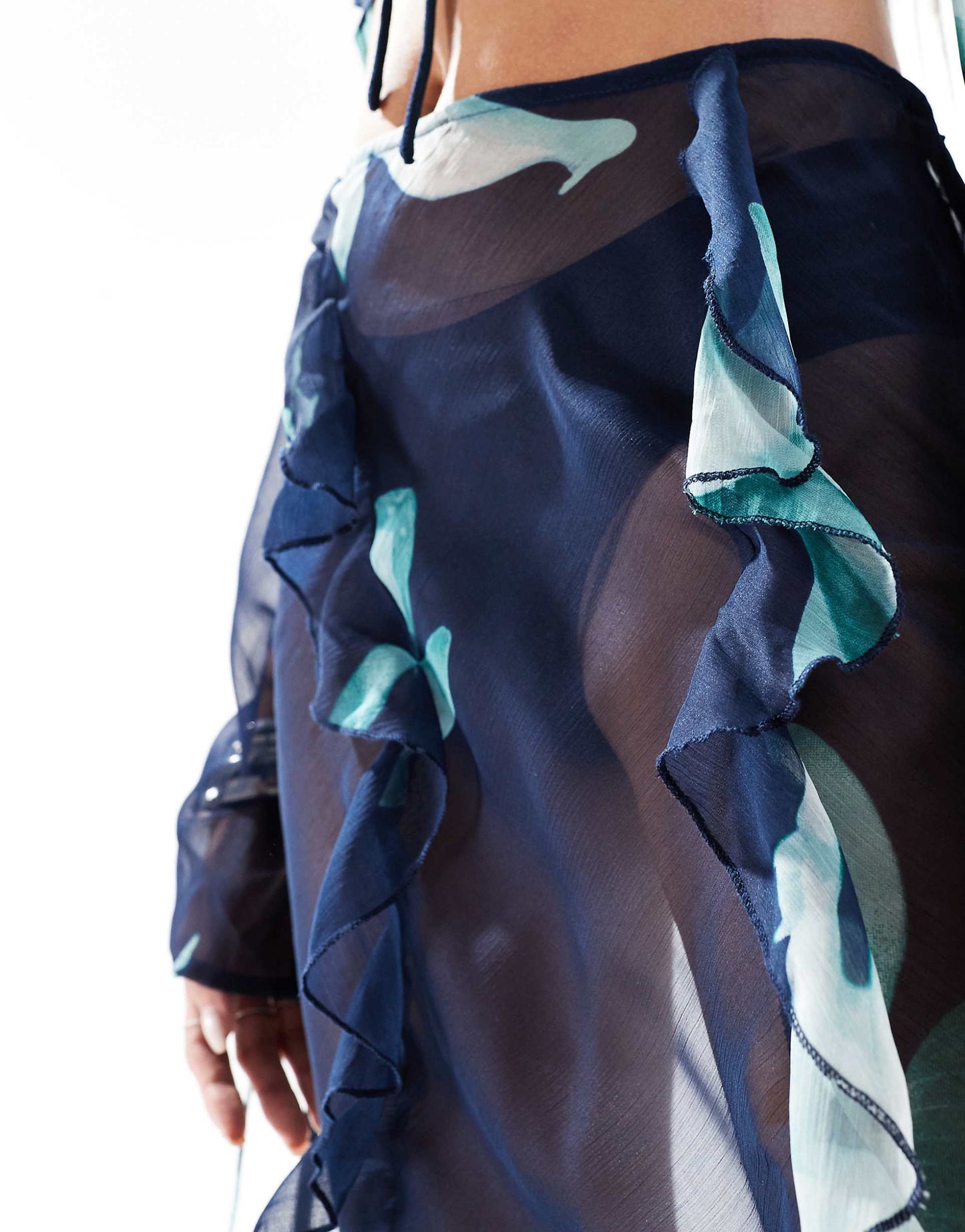 Chiffon Maxi Skirt Co-Ord