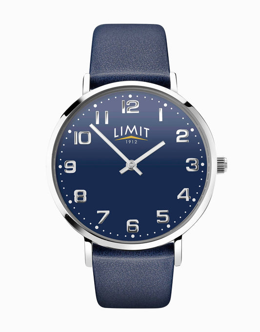 Classic Leather Strap Watch