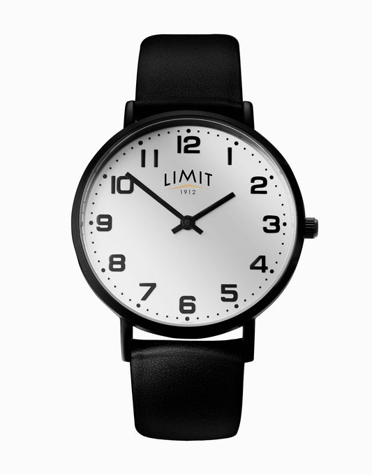 Classic Watch With Leather Strap