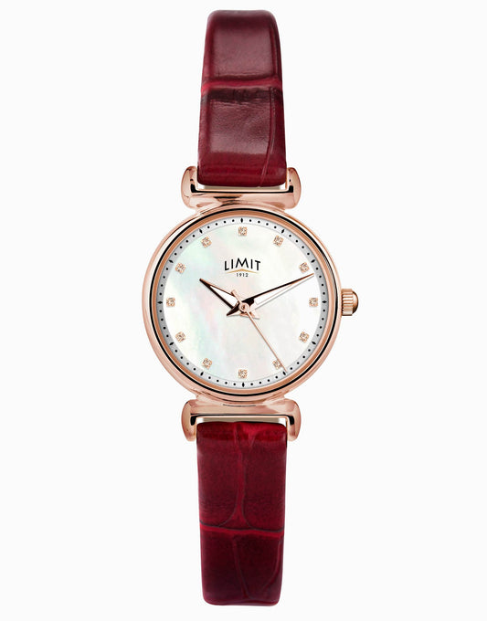 Classic Pu Strap Watch