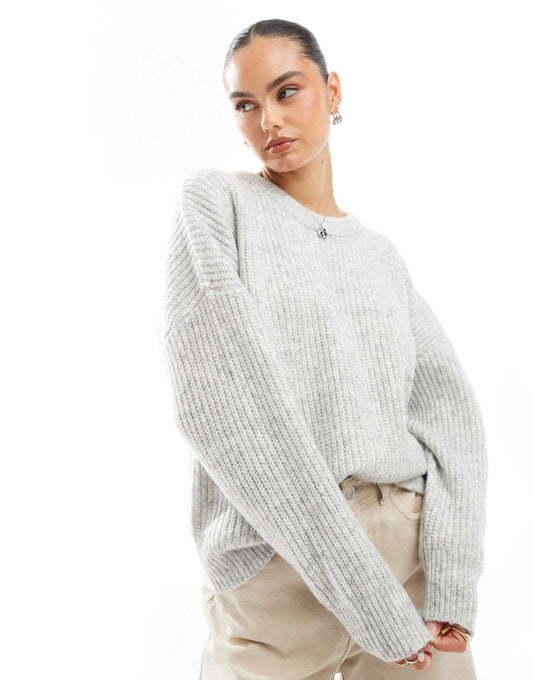 Chunky Knit Crew Neck Jumper