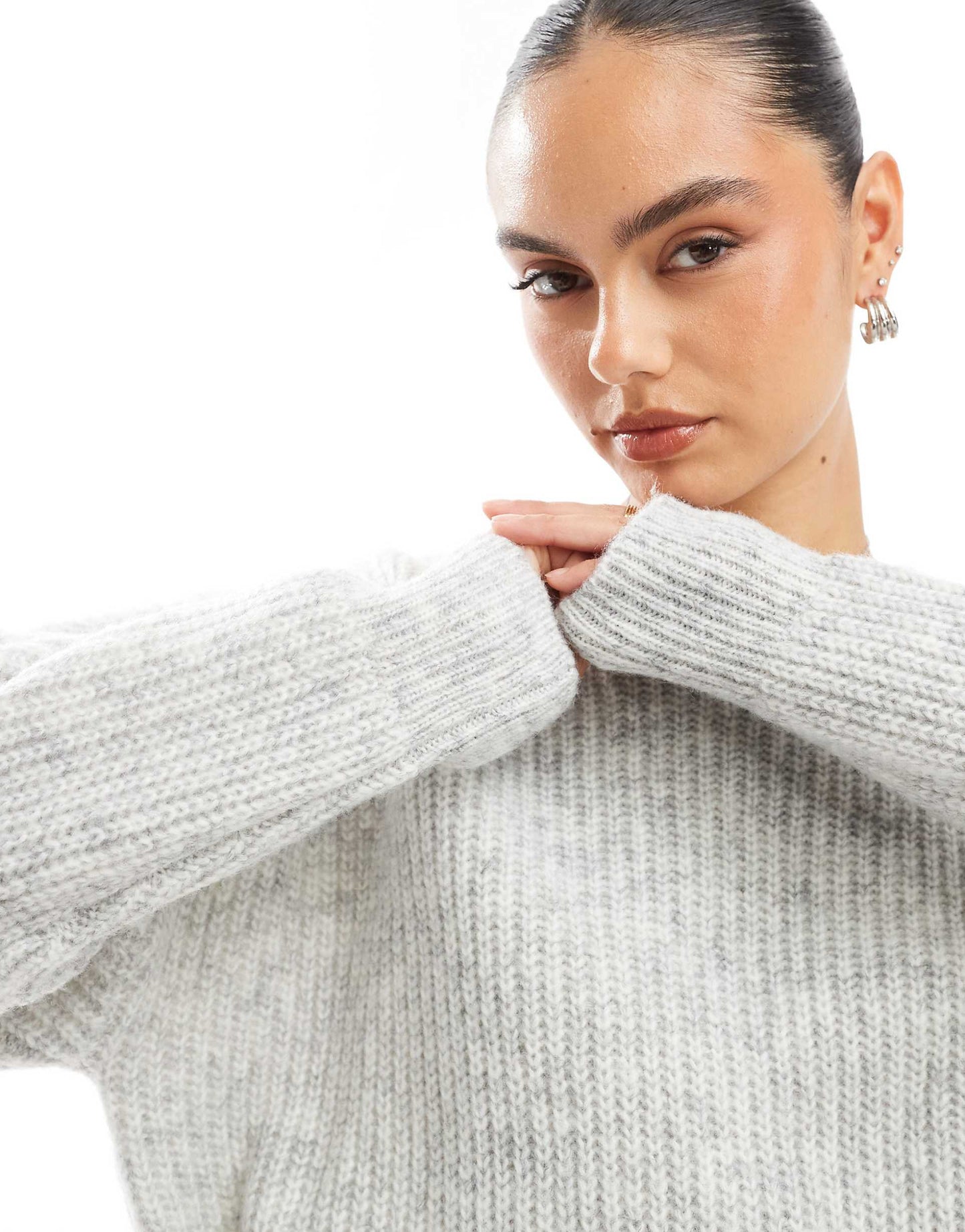 Chunky Knit Crew Neck Jumper