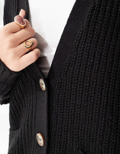 Ribbed Cardigan